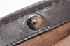 Authentic PRADA Leather Nappa Chain Shoulder Hand Bag Purse Gray Junk 0287G