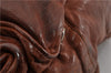 Authentic PRADA Vintage Leather Nappa Shoulder Hand Bag Purse Brown 0288G