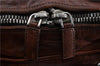 Authentic PRADA Vintage Leather Nappa Shoulder Hand Bag Purse Brown 0288G