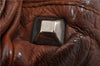 Authentic PRADA Vintage Leather Nappa Shoulder Hand Bag Purse Brown 0288G