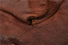 Authentic PRADA Vintage Leather Nappa Shoulder Hand Bag Purse Brown 0288G