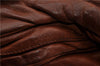 Authentic PRADA Vintage Leather Nappa Shoulder Hand Bag Purse Brown 0288G