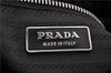 Authentic PRADA Vintage Leather Nappa Shoulder Hand Bag Purse Brown 0288G
