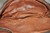 Authentic PRADA Vintage Leather Nappa Shoulder Hand Bag Purse Brown 0288G