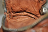 Authentic PRADA Vintage Leather Nappa Shoulder Hand Bag Purse Brown 0288G