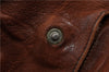 Authentic PRADA Vintage Leather Nappa Shoulder Hand Bag Purse Brown 0288G