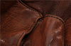 Authentic PRADA Vintage Leather Nappa Shoulder Hand Bag Purse Brown 0288G