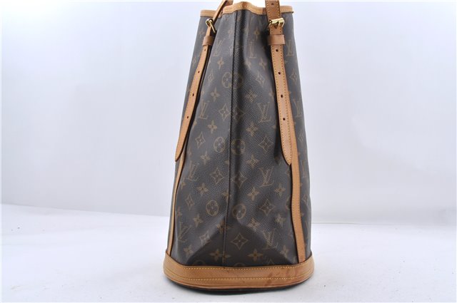 Authentic Louis Vuitton Monogram Bucket GM Shoulder Bag M42236 LV 0289D