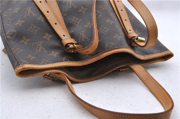 Authentic Louis Vuitton Monogram Bucket GM Shoulder Bag M42236 LV 0289D