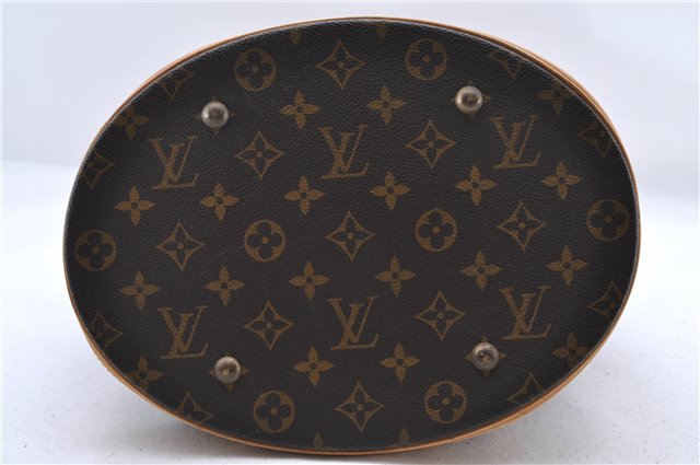 Authentic Louis Vuitton Monogram Bucket GM Shoulder Bag M42236 LV 0289D