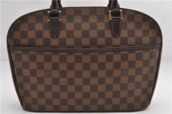 Authentic Louis Vuitton Damier Sarria Horizontal Hand Bag N51282 LV 0289F
