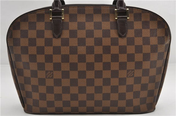 Authentic Louis Vuitton Damier Sarria Horizontal Hand Bag N51282 LV 0289F