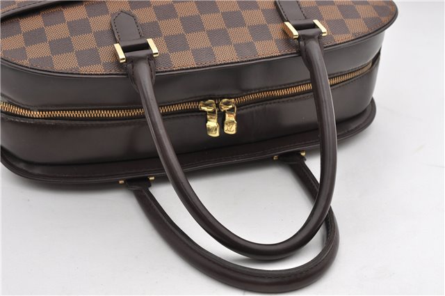 Authentic Louis Vuitton Damier Sarria Horizontal Hand Bag N51282 LV 0289F