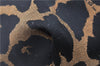 Authentic FENDI Chef Bag Shoulder Hand Bag Leopard Canvas Leather Brown 0290G