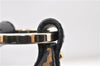 Authentic FENDI Chef Bag Shoulder Hand Bag Leopard Canvas Leather Brown 0290G