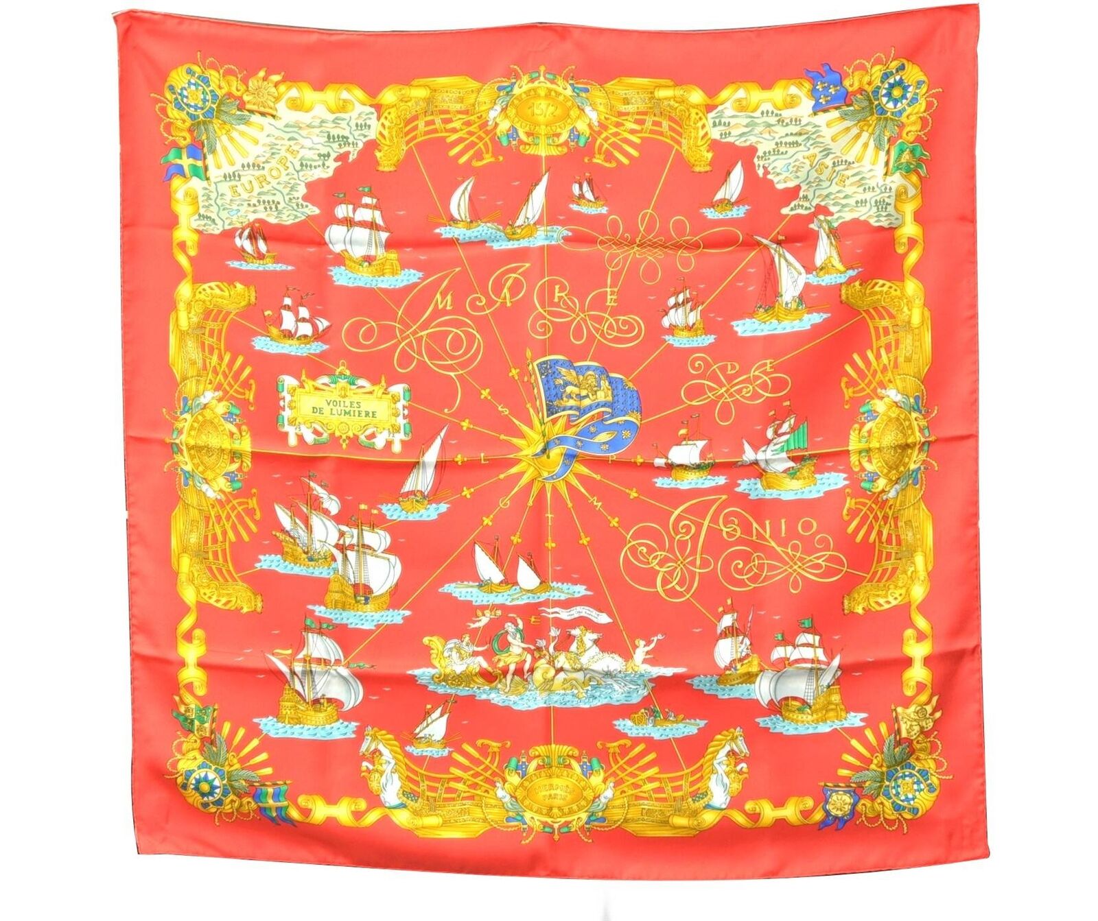 Authentic HERMES Carre 90 Scarf 