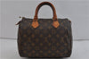 Authentic Louis Vuitton Monogram Speedy 25 Hand Bag M41528 LV 0292D