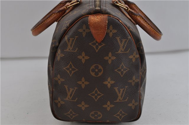 Authentic Louis Vuitton Monogram Speedy 25 Hand Bag M41528 LV 0292D