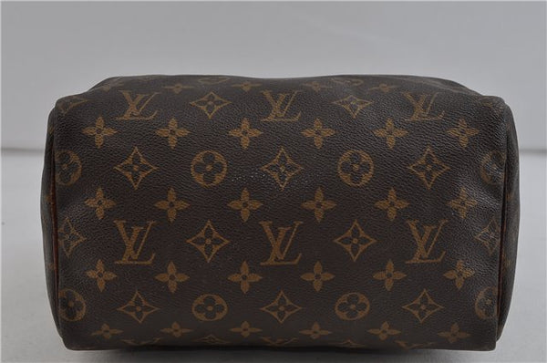 Authentic Louis Vuitton Monogram Speedy 25 Hand Bag M41528 LV 0292D