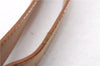 Authentic Salvatore Ferragamo Gancini Leather Shoulder Cross Bag Beige 0294F