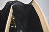 Authentic Salvatore Ferragamo Gancini Leather Shoulder Cross Bag Beige 0294F