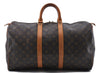 Authentic Louis Vuitton Monogram Keepall 45 Boston Bag M41428 LV 0296D