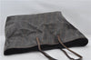 Authentic FENDI Vintage Zucca Shoulder Tote Bag PVC Enamel Brown 0296F