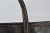 Authentic FENDI Vintage Zucca Shoulder Tote Bag PVC Enamel Brown 0296F