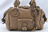 Authentic Chloe Paddington Vintage Leather Shoulder Hand Bag Purse Brown 0296G