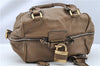 Authentic Chloe Paddington Vintage Leather Shoulder Hand Bag Purse Brown 0296G