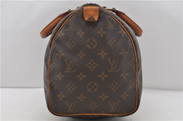 Authentic Louis Vuitton Monogram Speedy 30 Hand Bag Puese M41526 LV 0297D