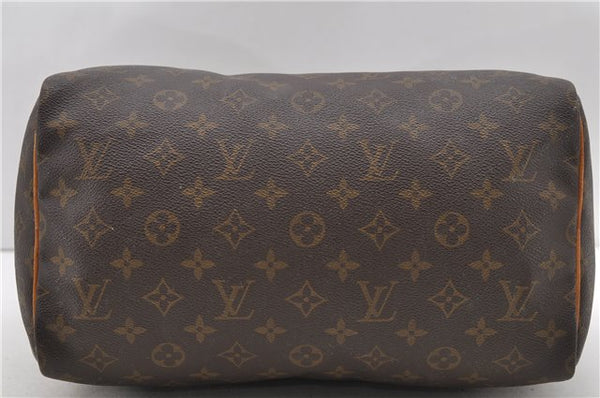 Authentic Louis Vuitton Monogram Speedy 30 Hand Bag Puese M41526 LV 0297D