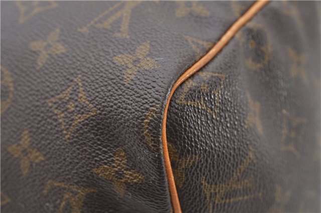 Authentic Louis Vuitton Monogram Speedy 30 Hand Bag Puese M41526 LV 0297D