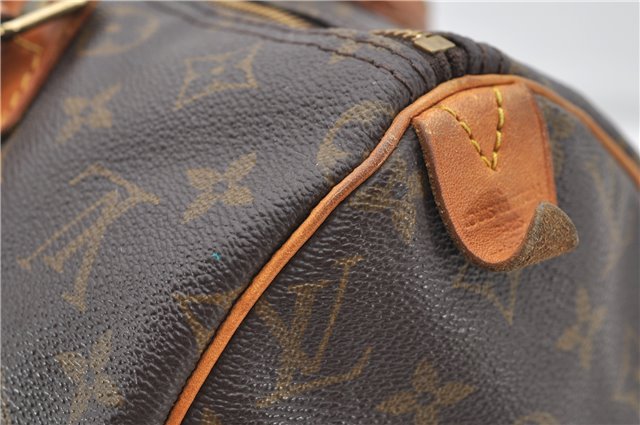 Authentic Louis Vuitton Monogram Speedy 30 Hand Bag Puese M41526 LV 0297D