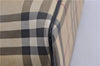 Authentic BURBERRY Vintage Nova Check Shoulder Tote Bag PVC Leather Beige 0299G