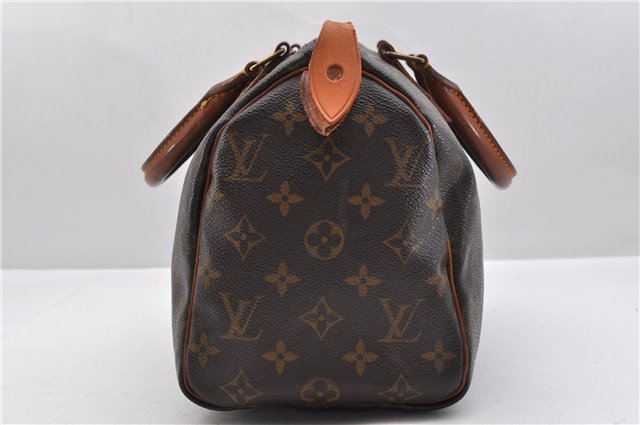 Authentic Louis Vuitton Monogram Speedy 25 Hand Bag M41528 LV 0300D