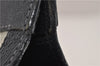 Authentic GUCCI Sherry Line Clutch Hand Bag GG PVC Leather Navy Blue Junk 0300G
