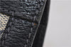 Authentic GUCCI Sherry Line Clutch Hand Bag GG PVC Leather Navy Blue Junk 0300G