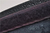 Authentic GUCCI Sherry Line Clutch Hand Bag GG PVC Leather Navy Blue Junk 0300G