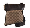 Authentic GUCCI Shoulder Cross Body Bag GG Canvas Leather 27639 Brown 0301G