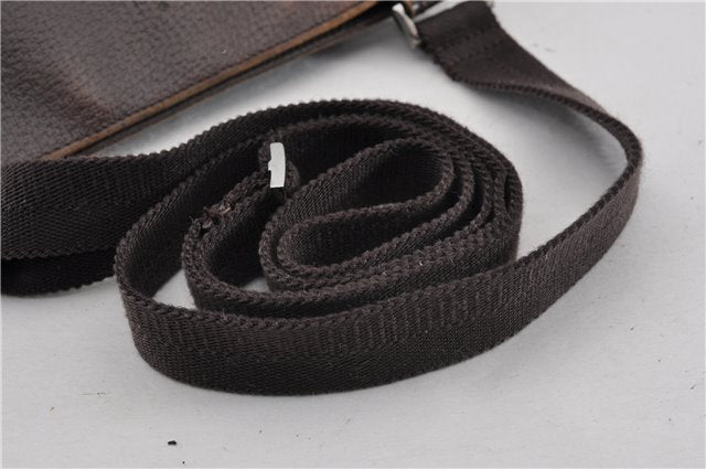 Authentic GUCCI Shoulder Cross Body Bag GG Canvas Leather 27639 Brown 0301G