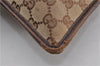 Authentic GUCCI Shoulder Cross Body Bag GG Canvas Leather 27639 Brown 0301G