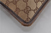 Authentic GUCCI Shoulder Cross Body Bag GG Canvas Leather 27639 Brown 0301G