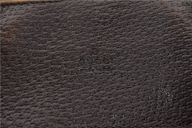 Authentic GUCCI Shoulder Cross Body Bag GG Canvas Leather 27639 Brown 0301G