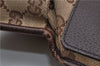 Authentic GUCCI Shoulder Cross Body Bag GG Canvas Leather 27639 Brown 0301G