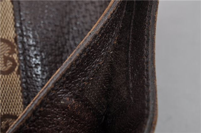 Authentic GUCCI Shoulder Cross Body Bag GG Canvas Leather 27639 Brown 0301G