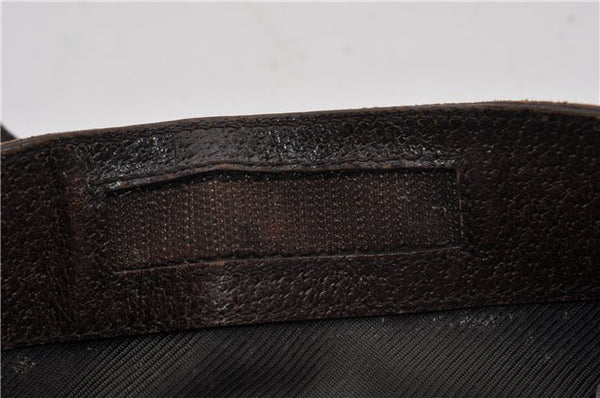 Authentic GUCCI Shoulder Cross Body Bag GG Canvas Leather 27639 Brown 0301G