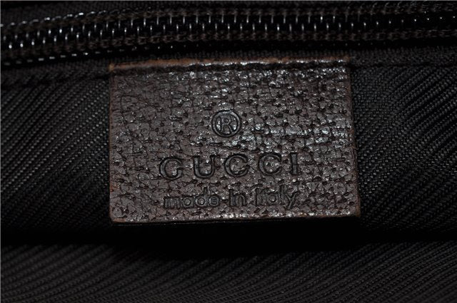 Authentic GUCCI Shoulder Cross Body Bag GG Canvas Leather 27639 Brown 0301G