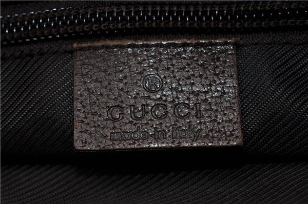 Authentic GUCCI Shoulder Cross Body Bag GG Canvas Leather 27639 Brown 0301G
