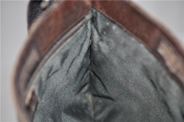 Authentic GUCCI Shoulder Cross Body Bag GG Canvas Leather 27639 Brown 0301G